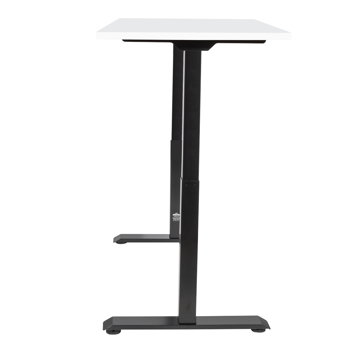 Dellonda DH32 White Electric Height Adjustable Standing Desk, 1400 x 700mm Dual Motor 100kg - additional view 2