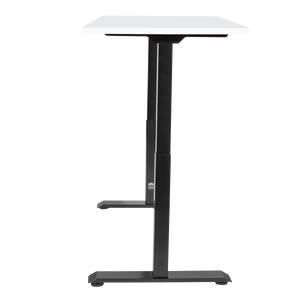 Dellonda DH32 White Electric Height Adjustable Standing Desk, 1400 x 700mm Dual Motor 100kg - additional view 2