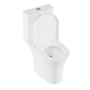 Baridi DH332 Close-Coupled Toilet with Soft Close Seat, Dual Flush Cistern & Rimless Flush - White - additional view 4