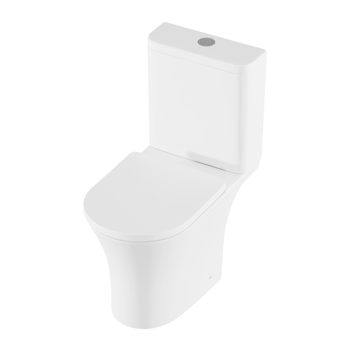 Baridi DH332 Close-Coupled Toilet with Soft Close Seat, Dual Flush Cistern & Rimless Flush - White - additional view 5