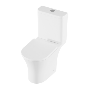 Baridi DH332 Close-Coupled Toilet with Soft Close Seat, Dual Flush Cistern & Rimless Flush - White - additional view 5