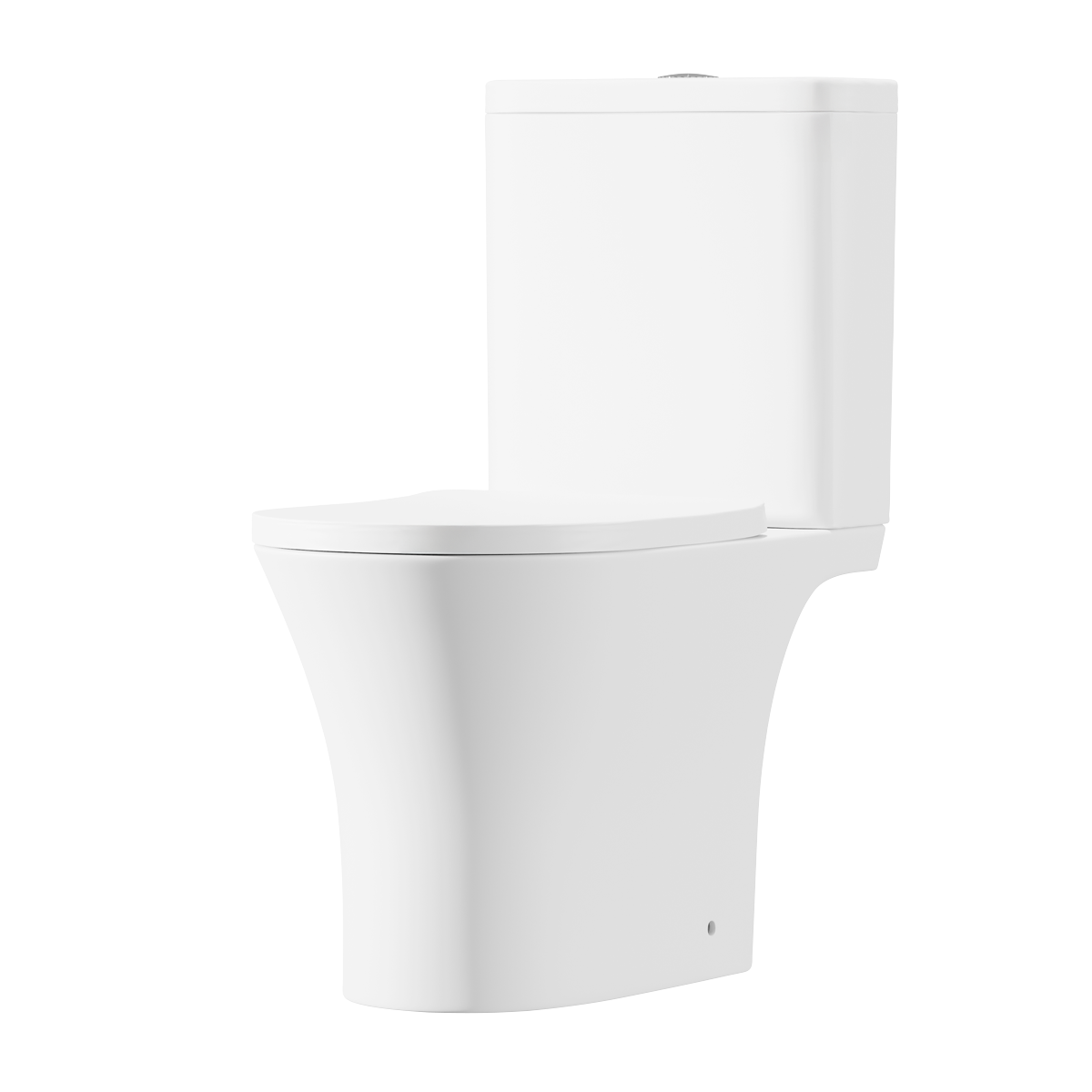 Baridi DH332 Close-Coupled Toilet with Soft Close Seat, Dual Flush Cistern & Rimless Flush - White - additional view 9