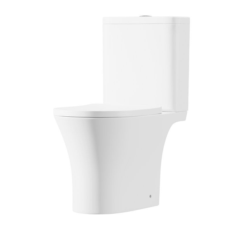 Baridi DH332 Close-Coupled Toilet with Soft Close Seat, Dual Flush Cistern & Rimless Flush - White - additional view 9