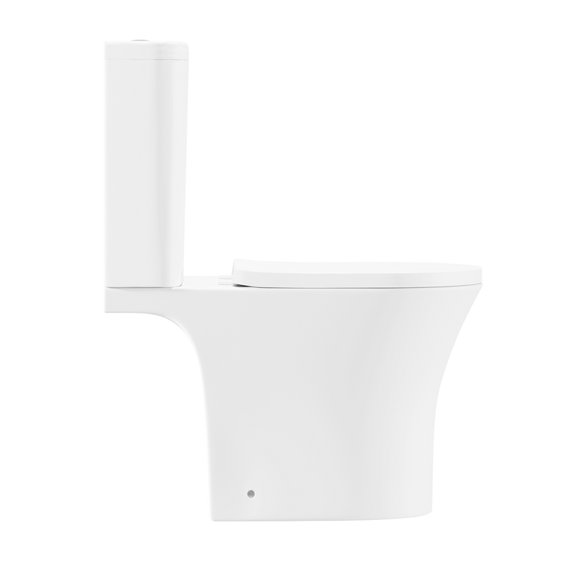 Baridi DH332 Close-Coupled Toilet with Soft Close Seat, Dual Flush Cistern & Rimless Flush - White - additional view 14