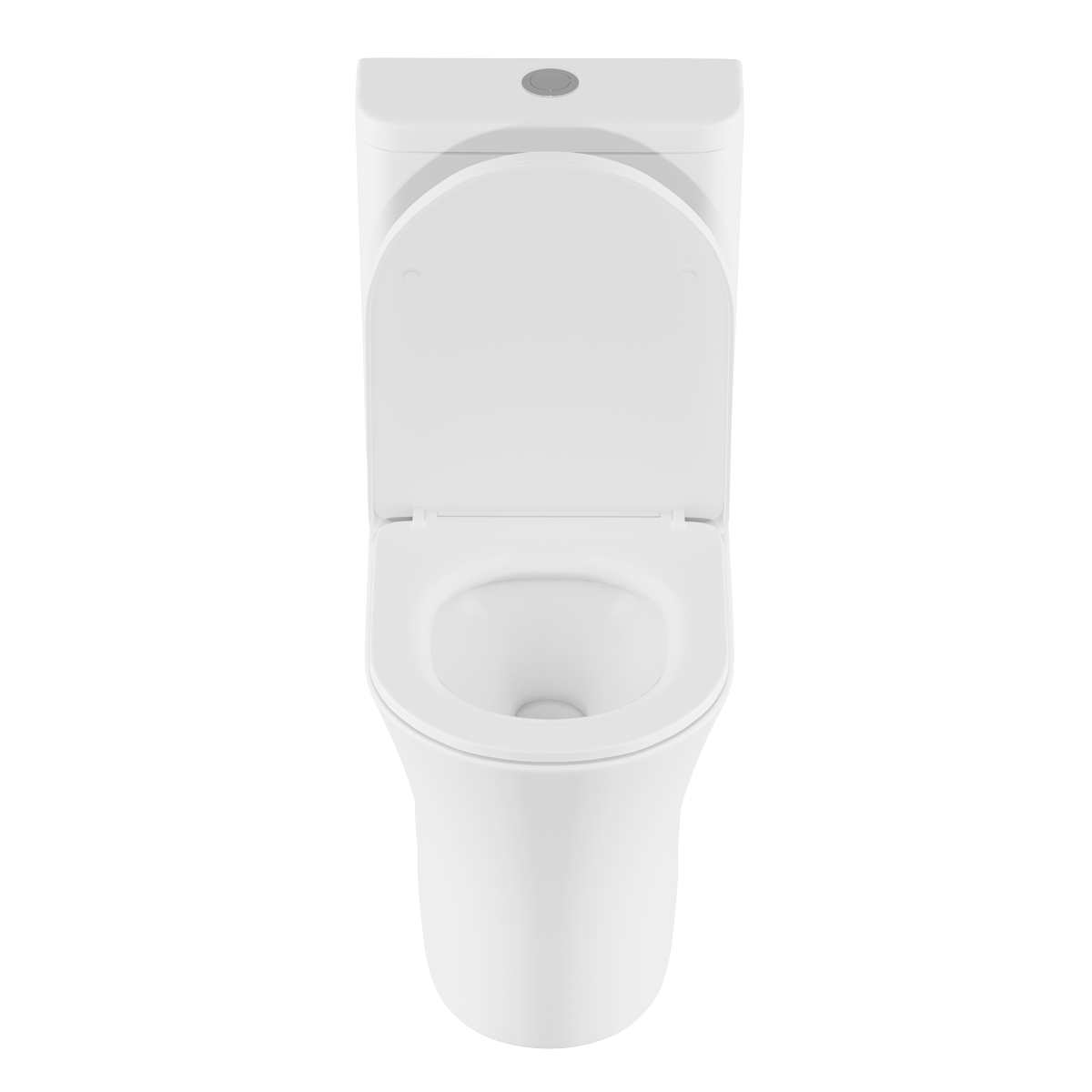 Baridi DH332 Close-Coupled Toilet with Soft Close Seat, Dual Flush Cistern & Rimless Flush - White - additional view 6