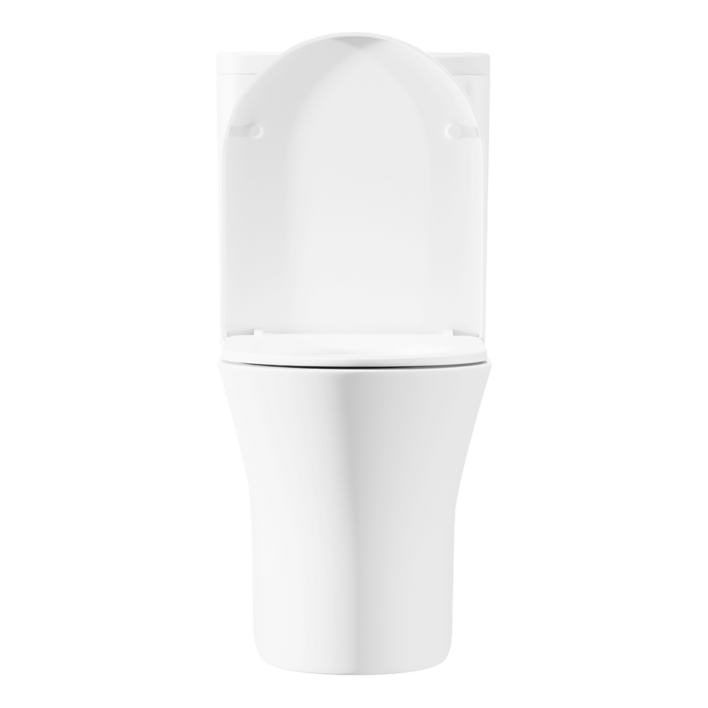 Baridi DH332 Close-Coupled Toilet with Soft Close Seat, Dual Flush Cistern & Rimless Flush - White - additional view 2