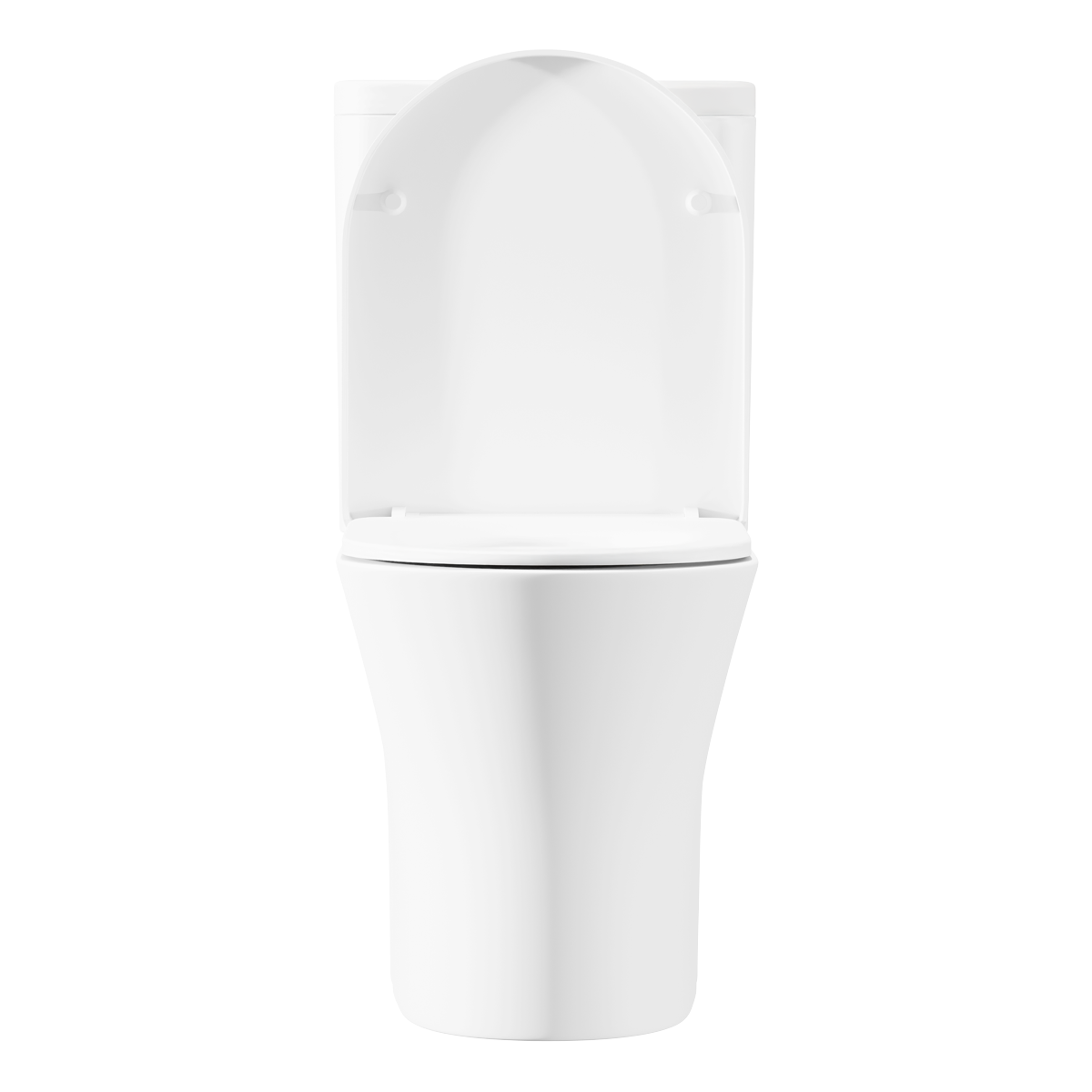 Baridi DH332 Close-Coupled Toilet with Soft Close Seat, Dual Flush Cistern & Rimless Flush - White - additional view 2