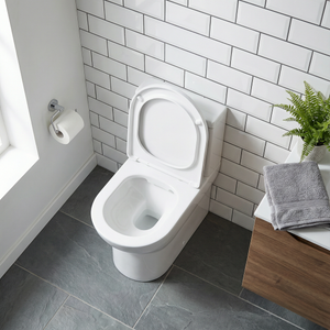 Baridi DH333 Close-Coupled Toilet with Soft Close Seat, Dual Flush Cistern & Rimless Flush - White - additional view 20