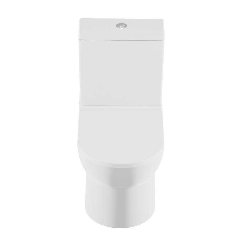 Baridi DH333 Close-Coupled Toilet with Soft Close Seat, Dual Flush Cistern & Rimless Flush - White - additional view 18