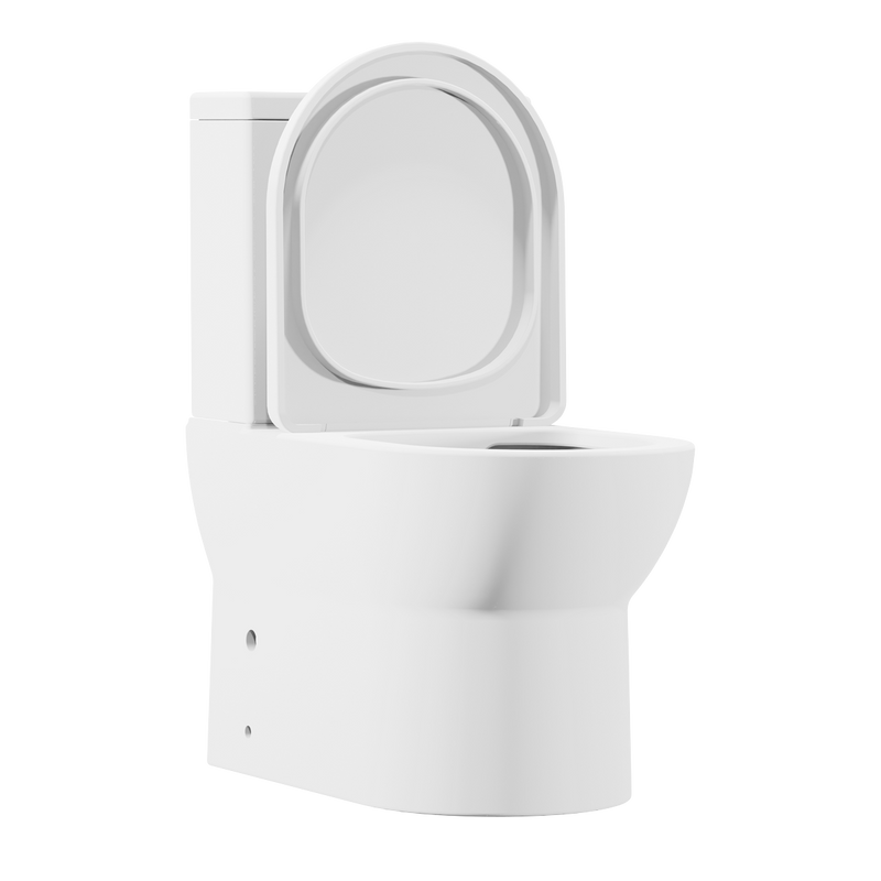 Baridi DH333 Close-Coupled Toilet with Soft Close Seat, Dual Flush Cistern & Rimless Flush - White - additional view 10