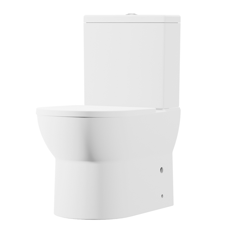 Baridi DH333 Close-Coupled Toilet with Soft Close Seat, Dual Flush Cistern & Rimless Flush - White - additional view 9