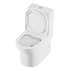 Baridi DH333 Close-Coupled Toilet with Soft Close Seat, Dual Flush Cistern & Rimless Flush - White - additional view 11