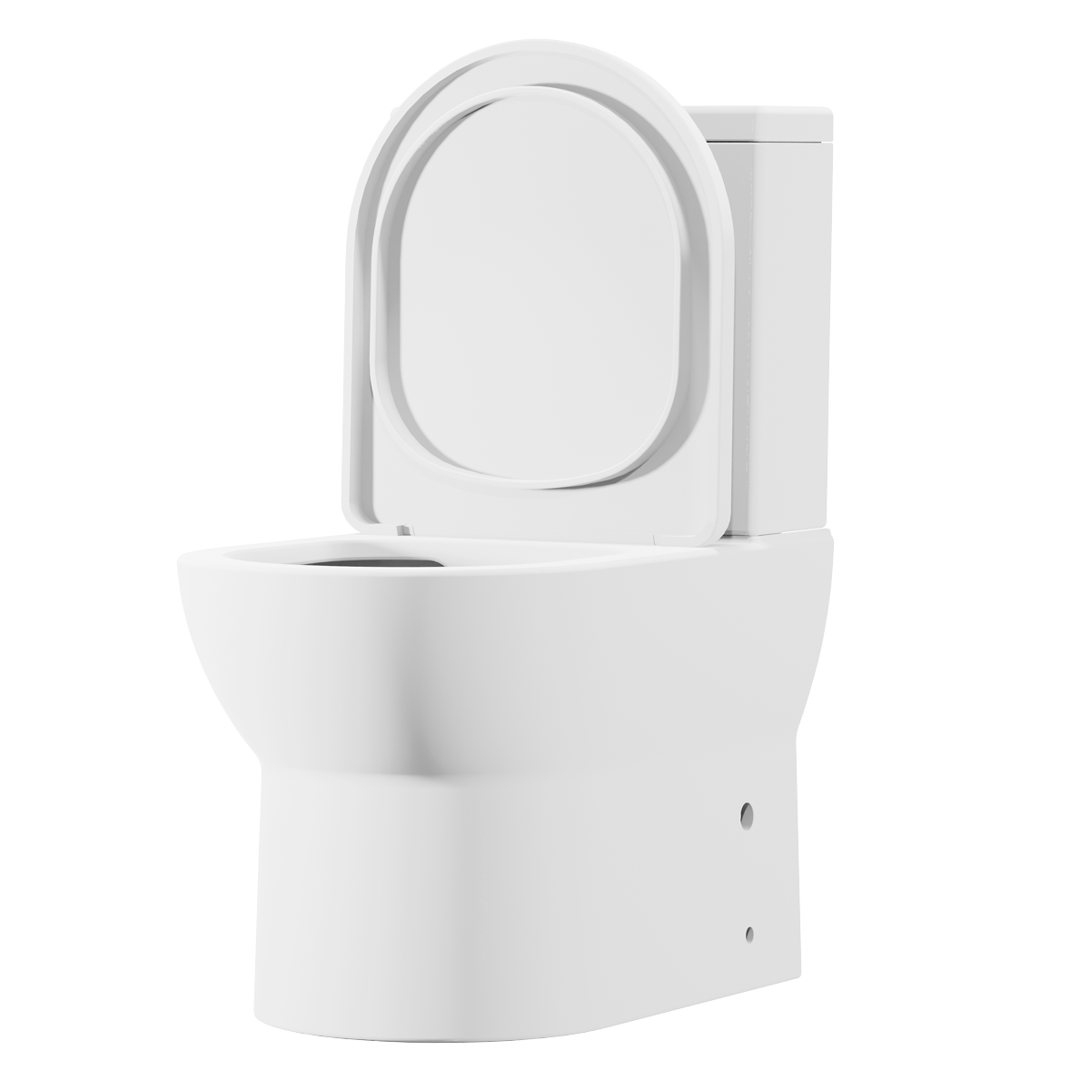 Baridi DH333 Close-Coupled Toilet with Soft Close Seat, Dual Flush Cistern & Rimless Flush - White - additional view 12