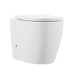 Baridi DH334 Back-to-Wall Toilet with Soft Close Seat & Rimless Flush - White