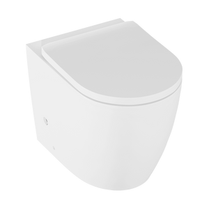 Baridi DH334 Back-to-Wall Toilet with Soft Close Seat & Rimless Flush - White - additional view 9
