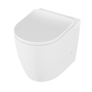 Baridi DH334 Back-to-Wall Toilet with Soft Close Seat & Rimless Flush - White - additional view 11