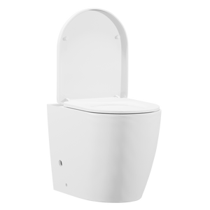 Baridi DH334 Back-to-Wall Toilet with Soft Close Seat & Rimless Flush - White - additional view 2