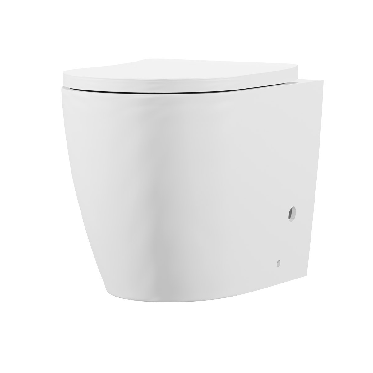 Baridi DH334 Back-to-Wall Toilet with Soft Close Seat & Rimless Flush - White - additional view 4