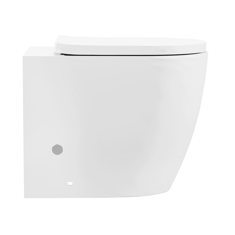 Baridi DH334 Back-to-Wall Toilet with Soft Close Seat & Rimless Flush - White - additional view 8
