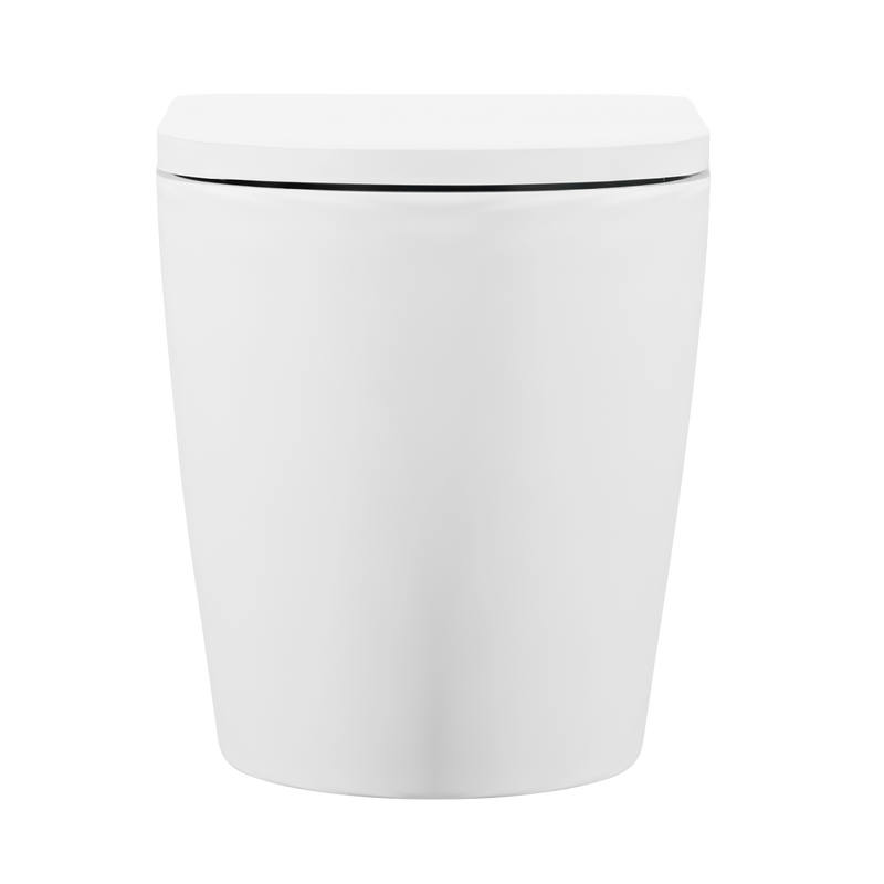 Baridi DH334 Back-to-Wall Toilet with Soft Close Seat & Rimless Flush - White - additional view 5