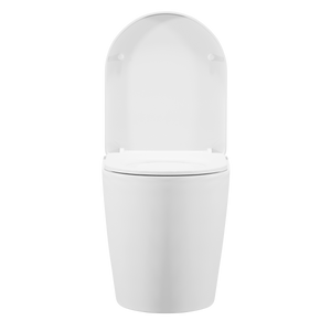 Baridi DH334 Back-to-Wall Toilet with Soft Close Seat & Rimless Flush - White - additional view 6