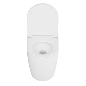 Baridi DH334 Back-to-Wall Toilet with Soft Close Seat & Rimless Flush - White - additional view 7