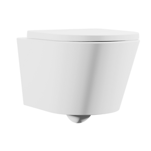 Baridi DH335 Wall Hung Toilet with Soft Close Seat & Rimless Flush - White