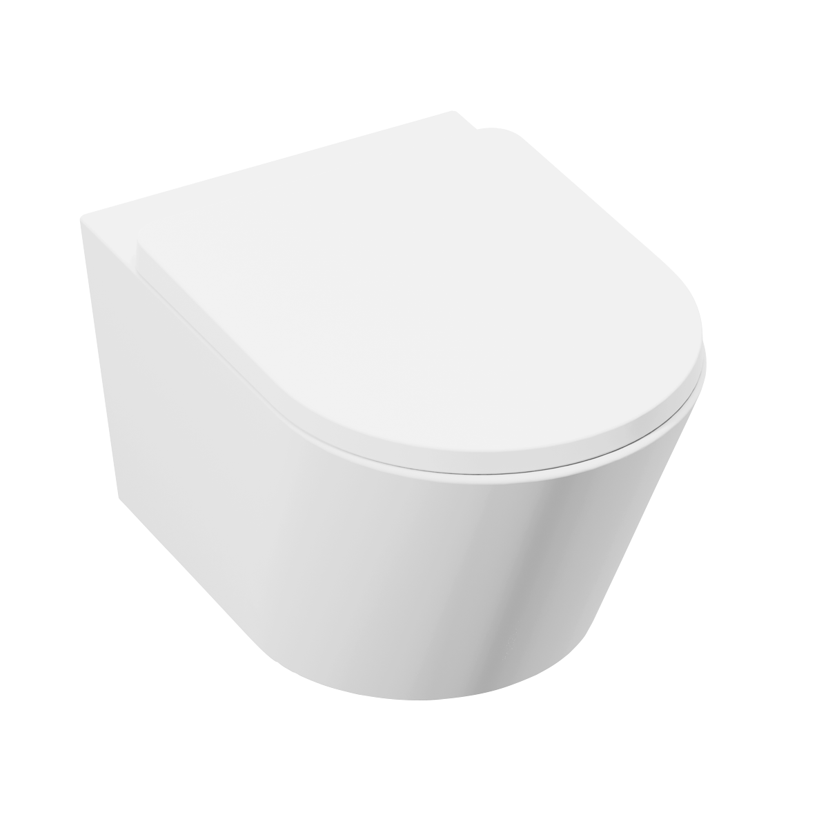 Baridi DH335 Wall Hung Toilet with Soft Close Seat & Rimless Flush - White - additional view 11