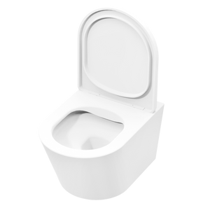 Baridi DH335 Wall Hung Toilet with Soft Close Seat & Rimless Flush - White - additional view 13