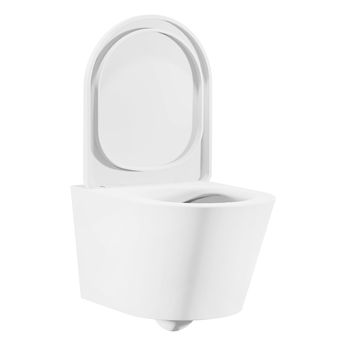 Baridi DH335 Wall Hung Toilet with Soft Close Seat & Rimless Flush - White - additional view 6