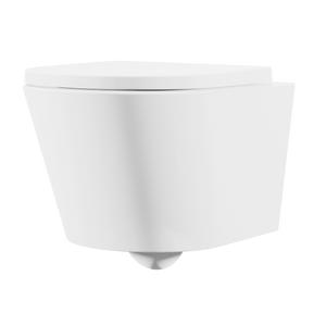 Baridi DH335 Wall Hung Toilet with Soft Close Seat & Rimless Flush - White - additional view 2