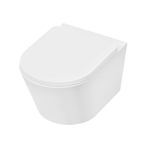 Baridi DH335 Wall Hung Toilet with Soft Close Seat & Rimless Flush - White - additional view 3