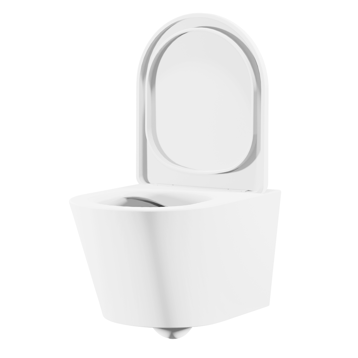 Baridi DH335 Wall Hung Toilet with Soft Close Seat & Rimless Flush - White - additional view 4