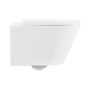 Baridi DH335 Wall Hung Toilet with Soft Close Seat & Rimless Flush - White - additional view 5