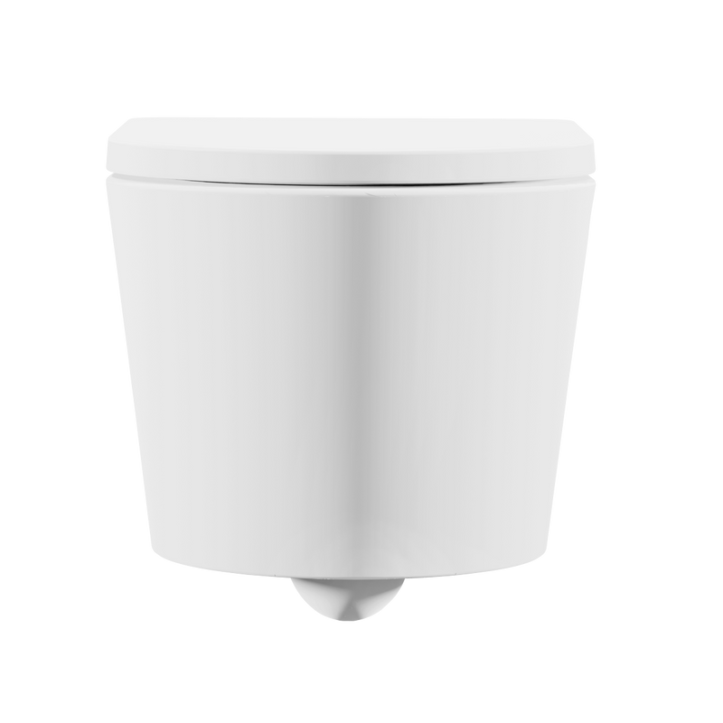 Baridi DH335 Wall Hung Toilet with Soft Close Seat & Rimless Flush - White - additional view 7