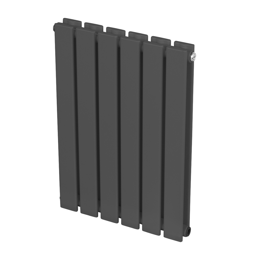 Baridi DH338 Horizontal Radiator Contemporary Double Flat Panel Design 420 x 600mm - Anthracite - additional view 9
