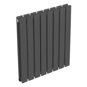 Baridi DH339 Horizontal Radiator Contemporary Double Flat Panel Design 600 x 560mm - Anthracite - additional view 6