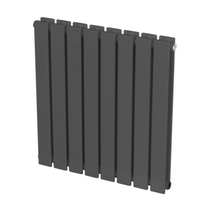 Baridi DH339 Horizontal Radiator Contemporary Double Flat Panel Design 600 x 560mm - Anthracite - additional view 7