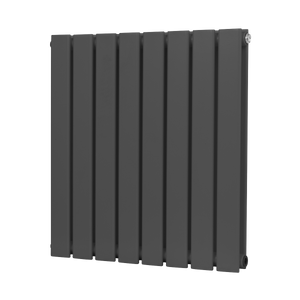 Baridi DH339 Horizontal Radiator Contemporary Double Flat Panel Design 600 x 560mm - Anthracite - additional view 3