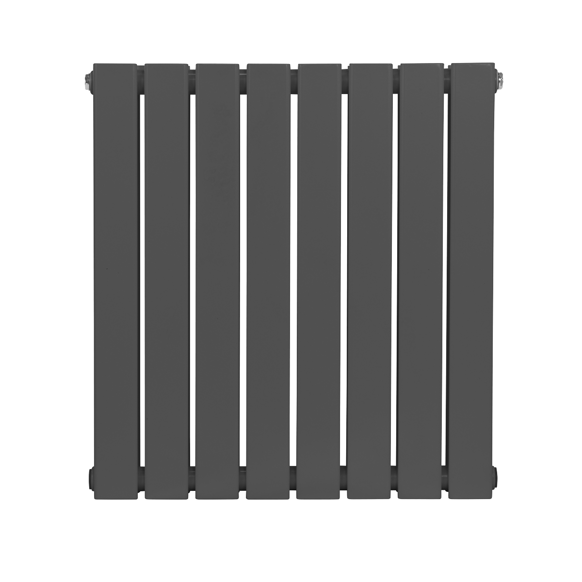 Baridi DH339 Horizontal Radiator Contemporary Double Flat Panel Design 600 x 560mm - Anthracite - additional view 4