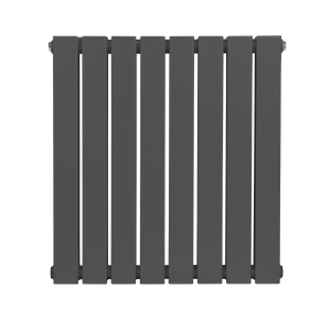 Baridi DH339 Horizontal Radiator Contemporary Double Flat Panel Design 600 x 560mm - Anthracite - additional view 4