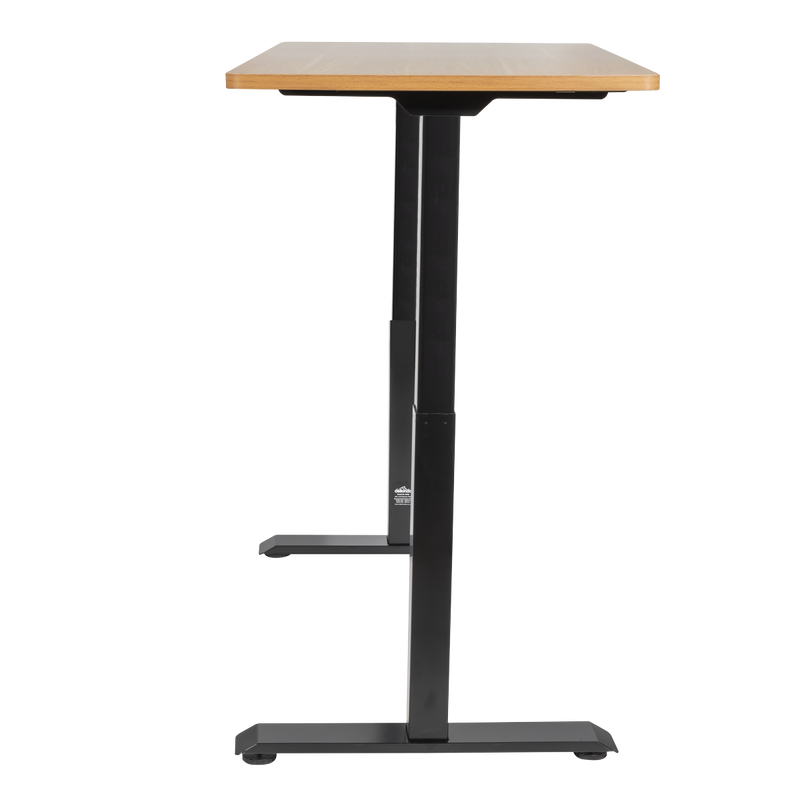 Dellonda DH33 Oak Electric Height Adjustable Standing Desk, 1400 x 700mm Dual Motor 100kg - additional view 4