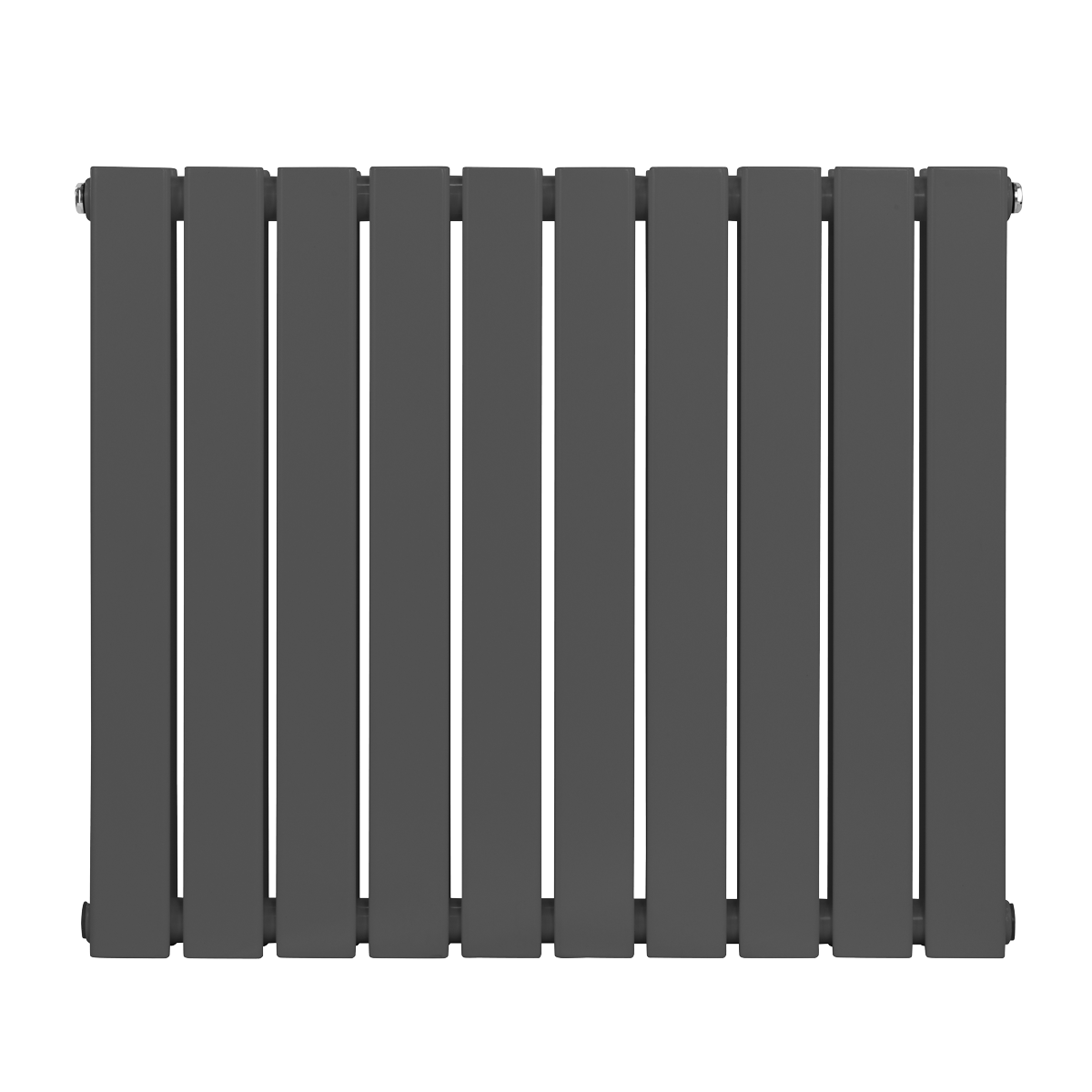 Baridi DH340 Horizontal Radiator Contemporary Double Flat Panel Design 600 x 700mm - Anthracite - additional view 6
