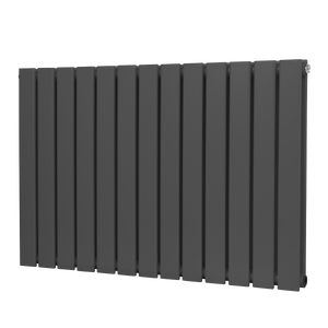 Baridi DH341 Horizontal Radiator Contemporary Double Flat Panel Design 600 x 910mm - Anthracite - additional view 3