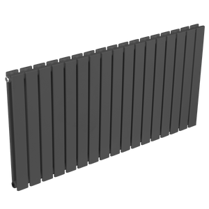 Baridi DH342 Horizontal Radiator Contemporary Double Flat Panel Design 600 x 1190mm - Anthracite - additional view 6