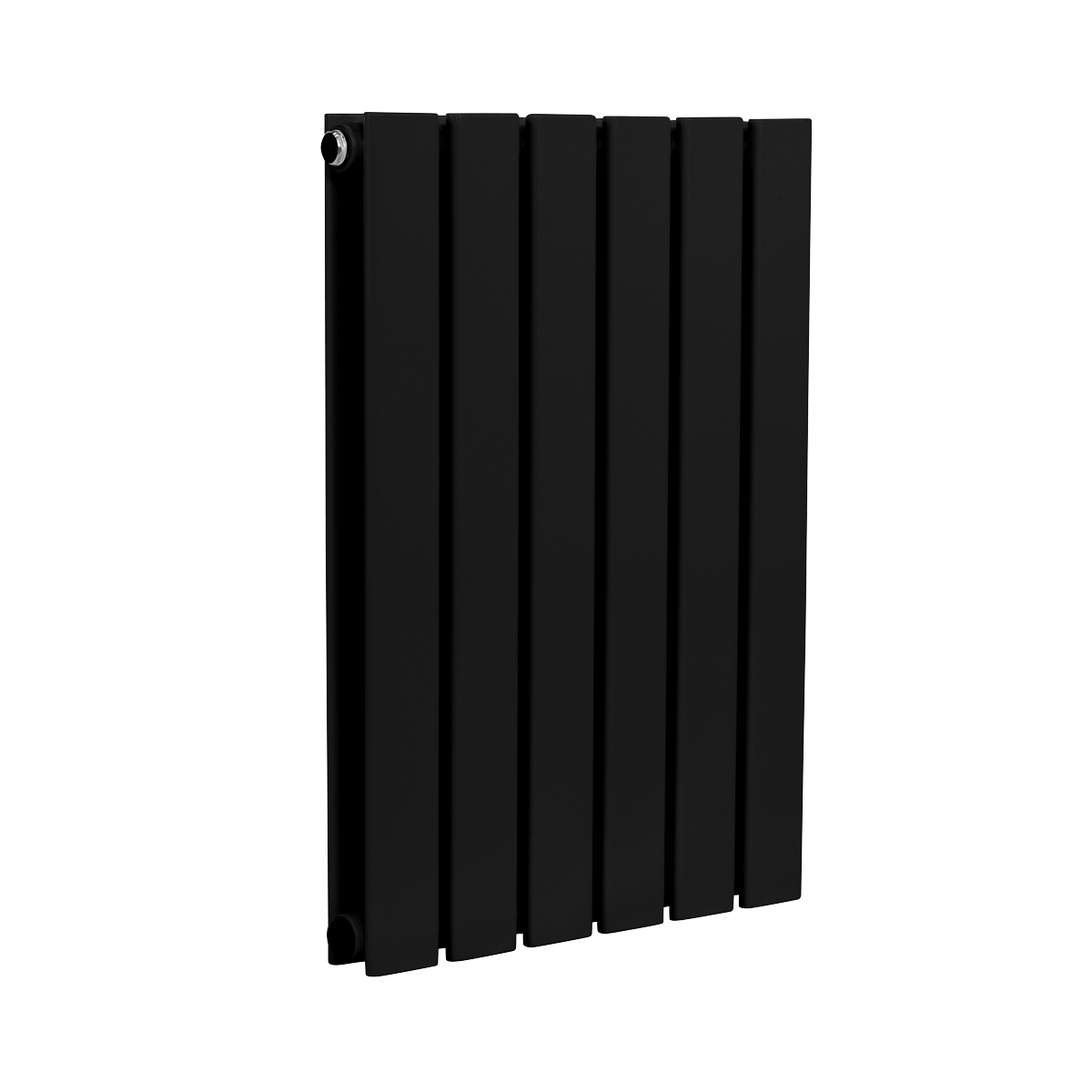 Baridi DH343 Horizontal Radiator Contemporary Double Flat Panel Design 600 x 420mm - Black