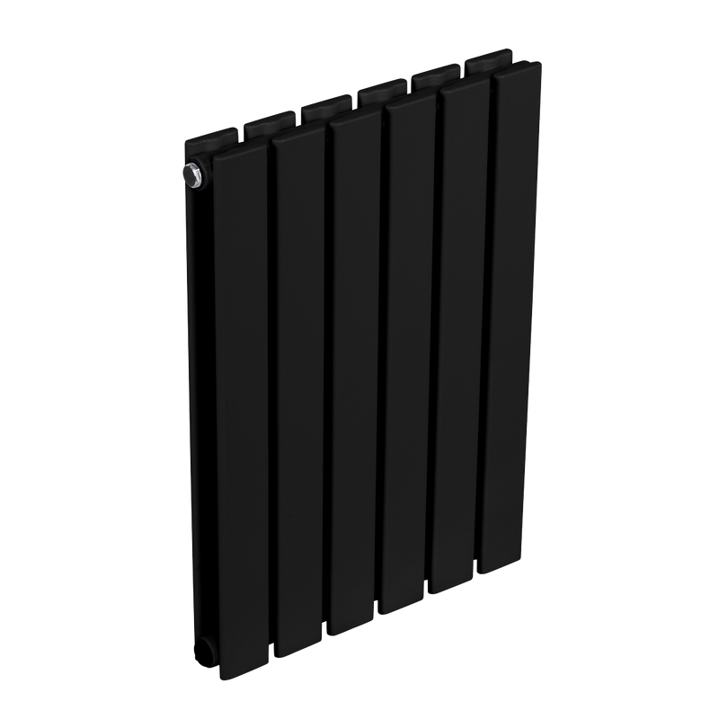 Baridi DH343 Horizontal Radiator Contemporary Double Flat Panel Design 600 x 420mm - Black - additional view 9