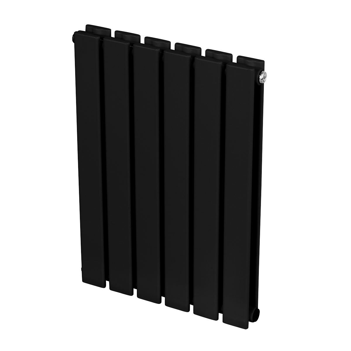 Baridi DH343 Horizontal Radiator Contemporary Double Flat Panel Design 600 x 420mm - Black - additional view 10