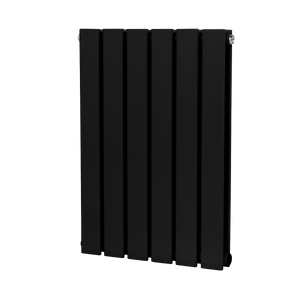 Baridi DH343 Horizontal Radiator Contemporary Double Flat Panel Design 600 x 420mm - Black - additional view 6