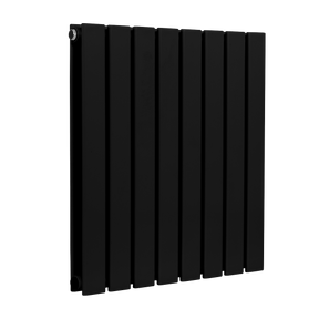 Baridi DH344 Horizontal Radiator Contemporary Double Flat Panel Design 600 x 560mm - Black